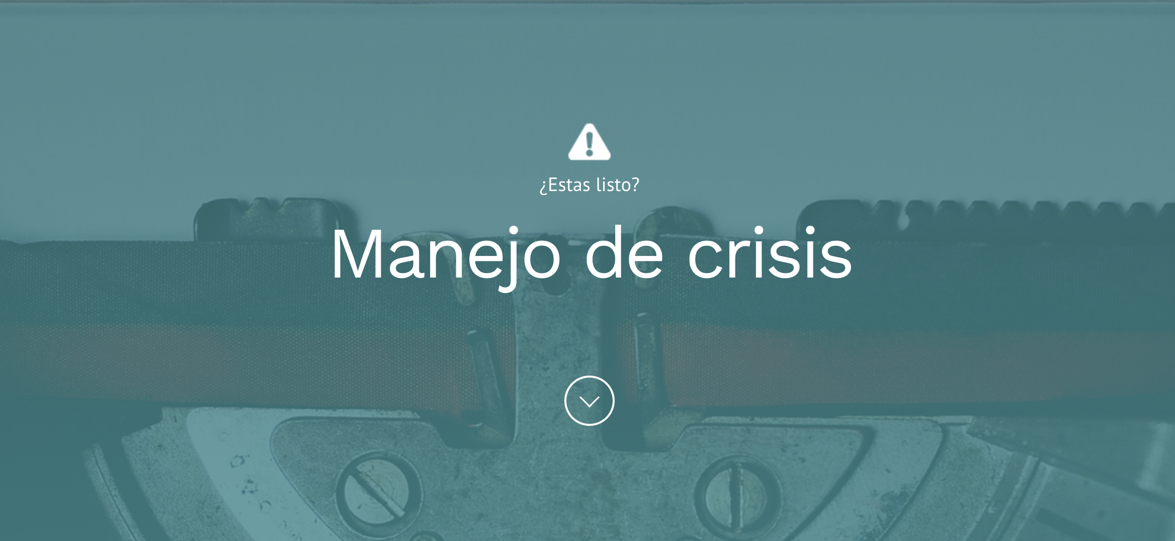 Manejo de crisis en la comunicación