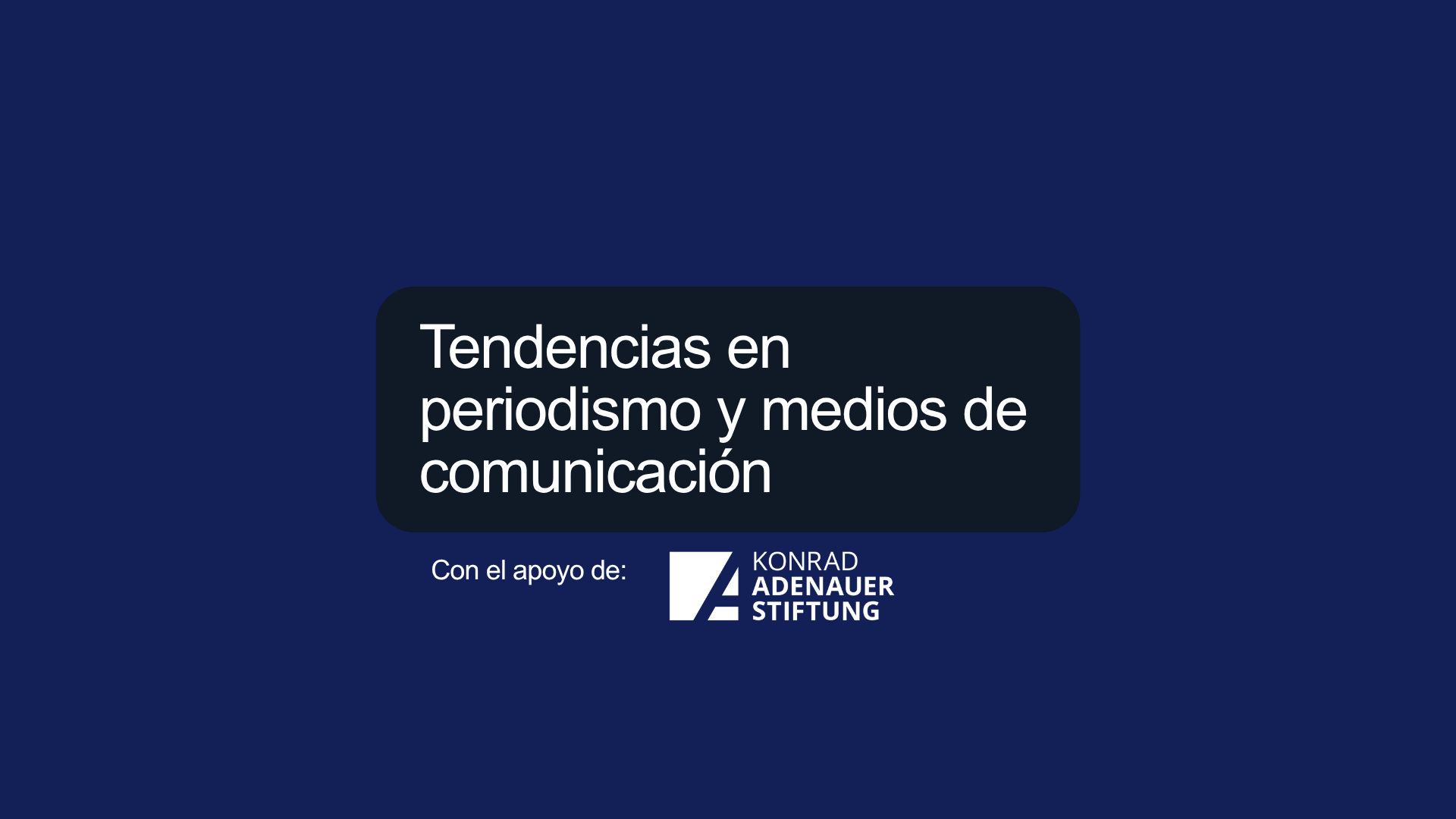 Tendencias en periodismo y medios de comunicación
