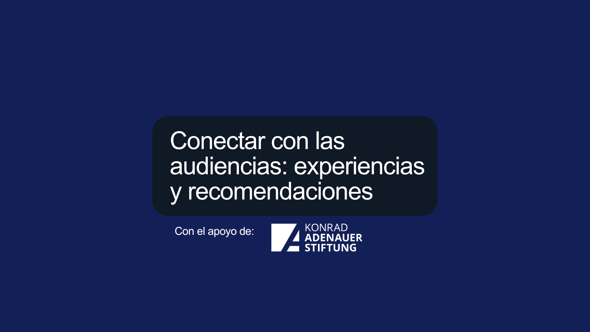 Conectar con las audiencias